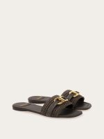 Ferragamo Flat slide with Gancini ornament - Image 4